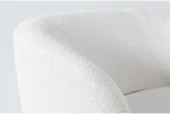 Billie Boucle 35" Swivel Accent Chair 10 Billie Boucle 35" Swivel Accent Chair -Living Room Furniture Shop 275803 white fabric accent chair detail 44