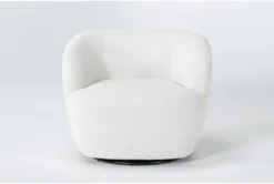 Billie Boucle 35" Swivel Accent Chair