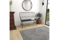 Melody Metal Spindle Bench 30 Melody Metal Spindle Bench -Living Room Furniture Shop 275857 black metal bench room 86