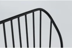 Melody Metal Spindle Bench 26 Melody Metal Spindle Bench -Living Room Furniture Shop 275857 black multi media cabinet detail 46