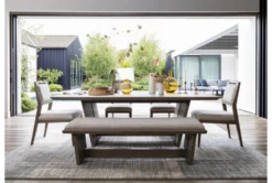 Westridge 64" Dining Bench -Living Room Furniture Shop 276230 grey wood dining bench room 46