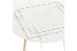 20" Marble + Gold Round Accent Table With Square Inlay 8 20" Marble + Gold Round Accent Table With Square Inlay -Living Room Furniture Shop 276404 white multi media accent table detail 44