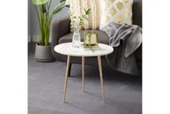 20" Marble + Gold Round Accent Table With Square Inlay 10 20" Marble + Gold Round Accent Table With Square Inlay -Living Room Furniture Shop 276404 white multi media accent table room 85