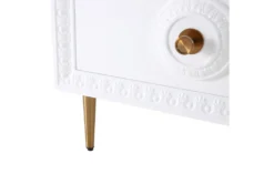 Agnes White Lacquer End Table 12 Agnes White Lacquer End Table -Living Room Furniture Shop 276577 white mdf nightstand detail 44