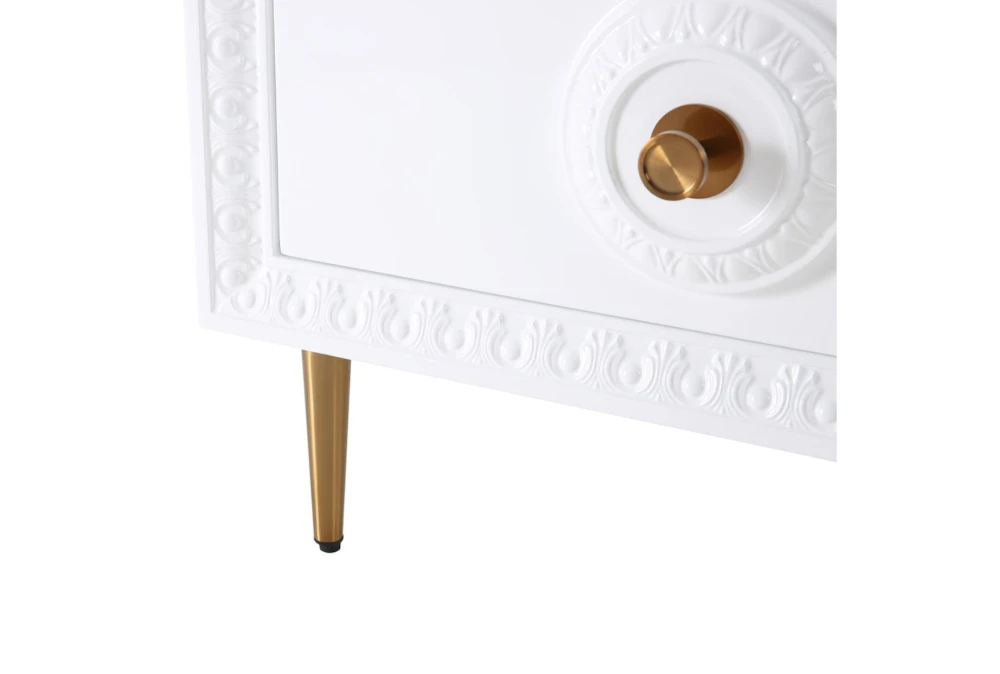 Agnes White Lacquer End Table 6 Agnes White Lacquer End Table - Image 6