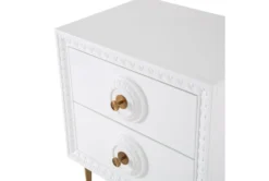 Agnes White Lacquer End Table 11 Agnes White Lacquer End Table -Living Room Furniture Shop 276577 white mdf nightstand detail 45
