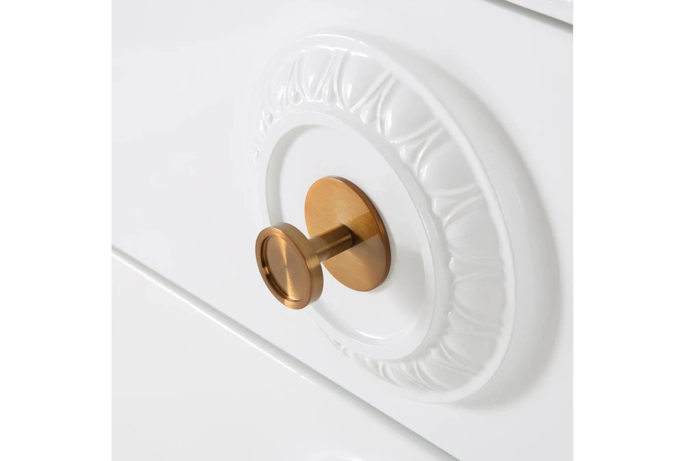 Agnes White Lacquer End Table 4 Agnes White Lacquer End Table - Image 4