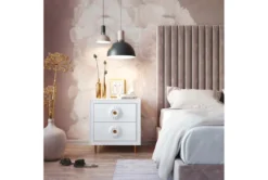 Agnes White Lacquer End Table 13 Agnes White Lacquer End Table -Living Room Furniture Shop 276577 white mdf nightstand room 85