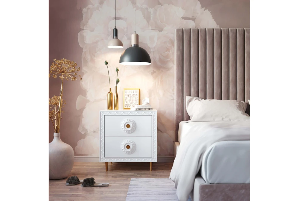 Agnes White Lacquer End Table 7 Agnes White Lacquer End Table - Image 7