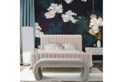 Isla Light Grey Velvet Bench 13 Isla Light Grey Velvet Bench -Living Room Furniture Shop 276596 grey fabric bench room 86