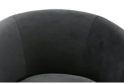 Florence Black Velvet Swivel Accent Chair -Living Room Furniture Shop 277108 black fabric accent chair detail 44