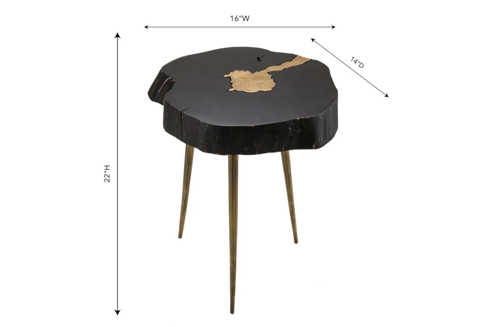 Legna Black End Table 2 Legna Black End Table - Image 2