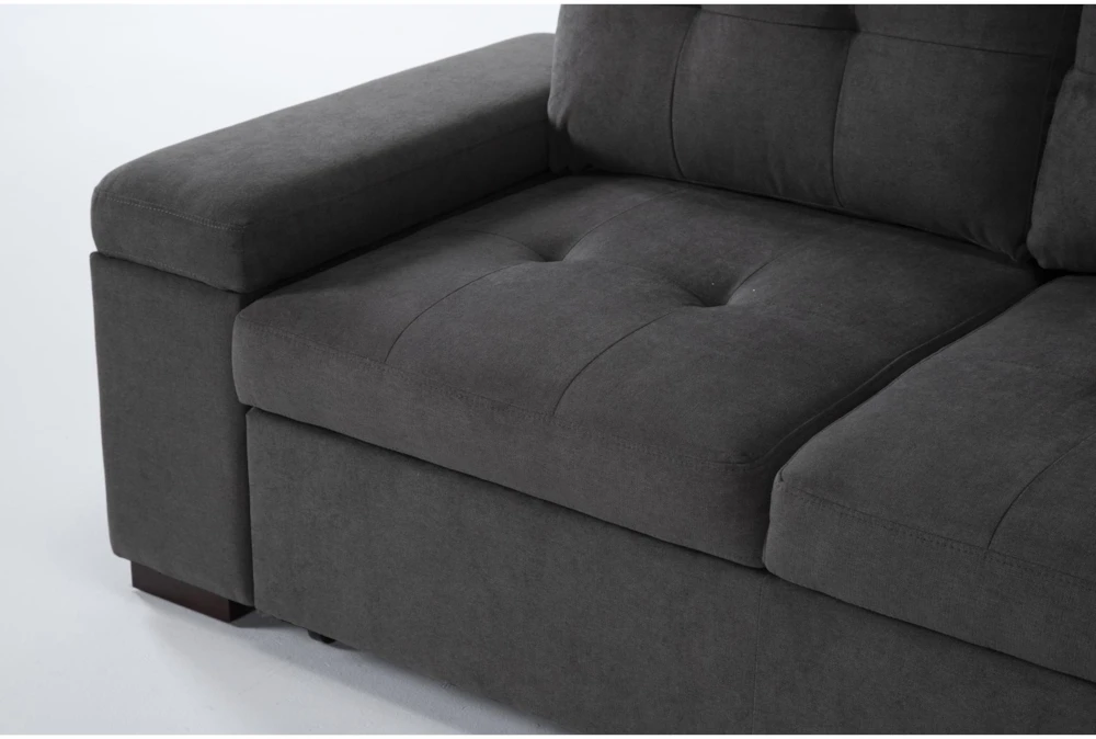 Flinn 103" 2 Piece Convertible Sleeper Sectional With Right Arm Facing Storage Chaise 9 Flinn 103" 2 Piece Convertible Sleeper Sectional With Right Arm Facing Storage Chaise - Image 9