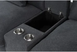 Jolene Dark Grey 134" 6 Piece Power Reclining Modular Sectional With 3 Power Recliner, Console & Ottoman 15 Jolene Dark Grey 134" 6 Piece Power Reclining Modular Sectional With 3 Power Recliner, Console & Ottoman -Living Room Furniture Shop 277333 grey fabric sectional detail 45