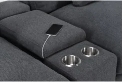 Jolene Dark Grey 134" 6 Piece Power Reclining Modular Sectional With 3 Power Recliner, Console & Ottoman 17 Jolene Dark Grey 134" 6 Piece Power Reclining Modular Sectional With 3 Power Recliner, Console & Ottoman -Living Room Furniture Shop 277333 grey fabric sectional detail 47