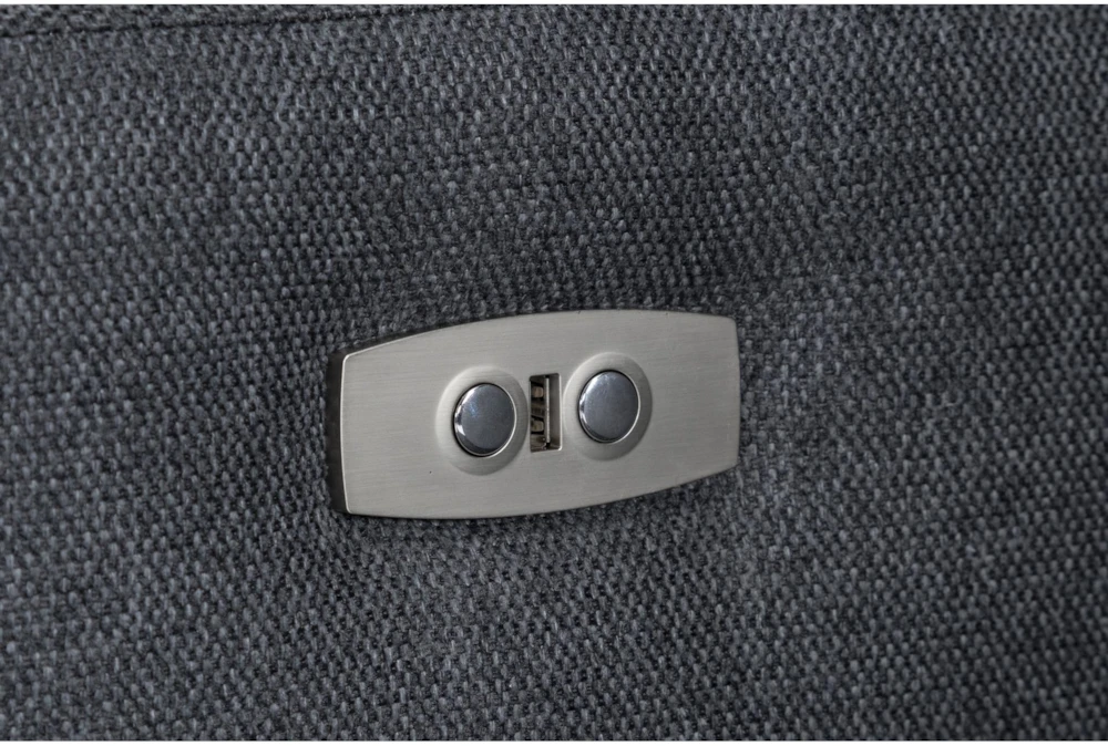 Jolene Dark Grey 134" 6 Piece Power Reclining Modular Sectional With 3 Power Recliner, Console & Ottoman 9 Jolene Dark Grey 134" 6 Piece Power Reclining Modular Sectional With 3 Power Recliner, Console & Ottoman - Image 9