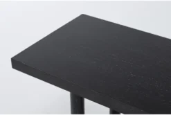 Mika 75" Bench -Living Room Furniture Shop 282195 black wood dining bench detail 45