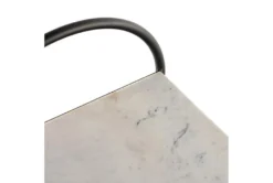 Metal + Marble 3 Tier Accent Table -Living Room Furniture Shop 282307 grey marble nightstand detail 47