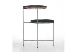 Riete End Table-Distressed Iron -Living Room Furniture Shop 282412 grey metal accent table back 82