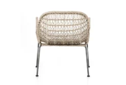Bandera Outdoor Chair With Cushion Bronze -Living Room Furniture Shop 282444 white rattan accent chair back 82