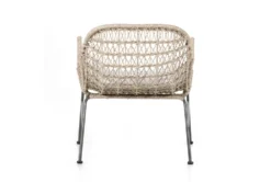 Bandera Outdoor Chair With Cushion Bronze -Living Room Furniture Shop 282444 white rattan accent chair back 83