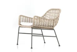 Bandera Outdoor Chair With Cushion Bronze -Living Room Furniture Shop 282444 white rattan accent chair detail 44