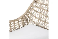 Bandera Outdoor Chair With Cushion Bronze -Living Room Furniture Shop 282444 white rattan accent chair detail 46