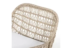 Bandera Outdoor Chair With Cushion Bronze -Living Room Furniture Shop 282444 white rattan accent chair detail 47