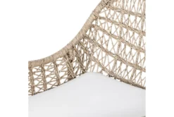 Bandera Outdoor Chair With Cushion Bronze -Living Room Furniture Shop 282444 white rattan accent chair detail 51
