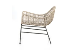 Bandera Outdoor Chair With Cushion Bronze -Living Room Furniture Shop 282444 white rattan accent chair side 15