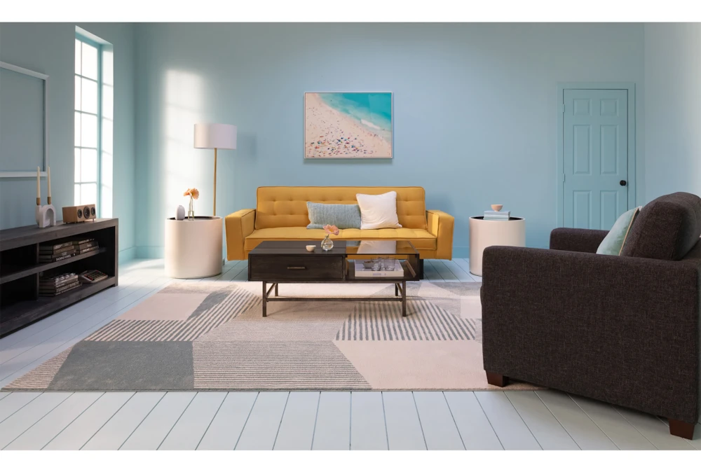 Petula II Mustard 85" Convertible Sofa Bed 8 Petula II Mustard 85" Convertible Sofa Bed - Image 8