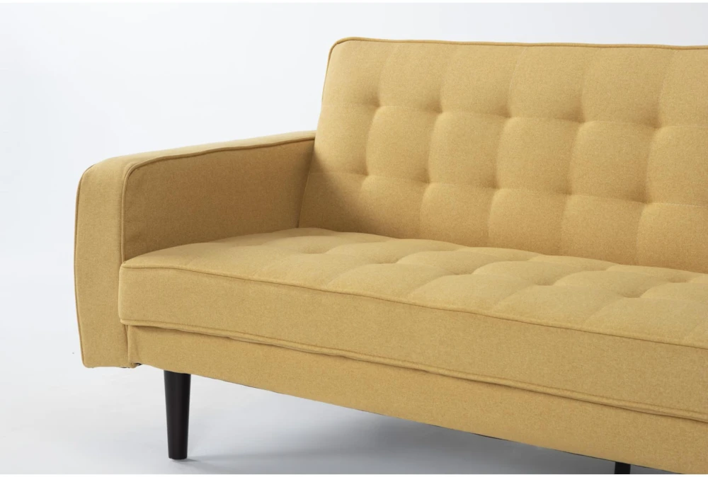 Petula II Mustard 85" Convertible Sofa Bed 5 Petula II Mustard 85" Convertible Sofa Bed - Image 5