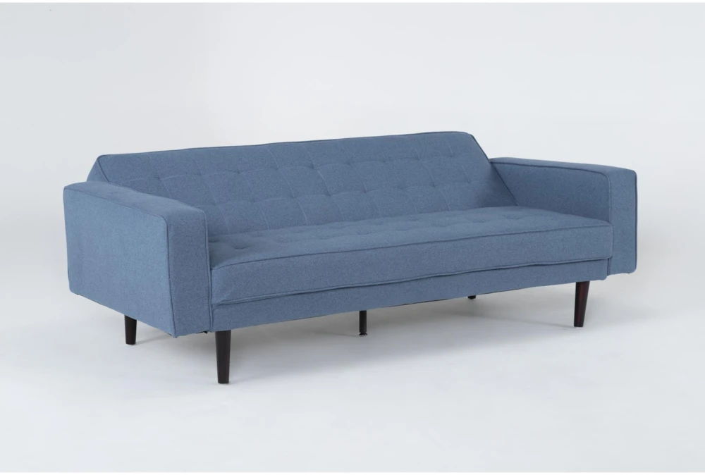 Petula II Blue 85" Convertible Sofa Bed 3 Petula II Blue 85" Convertible Sofa Bed - Image 3