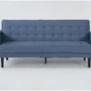 Petula II Blue 85" Convertible Sofa Bed