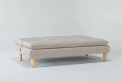 Piper Sand 71" Convertible Sofa Bed -Living Room Furniture Shop 282578 brown fabric futonconvertible sofa bed side 19