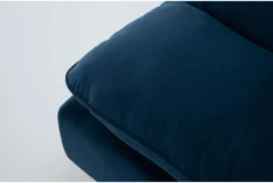 Piper Blue 71" Convertible Sofa Bed -Living Room Furniture Shop 282580 blue fabric futonconvertible sofa bed detail 45