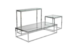 Shane Glass Coffee Table -Living Room Furniture Shop 282869 clear tempered glass coffee table detail 45