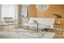 Shane Glass Coffee Table -Living Room Furniture Shop 282869 clear tempered glass coffee table detail 48