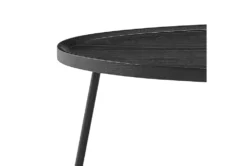 Weldon Black Oval Coffee Table -Living Room Furniture Shop 282888 black mdf coffee table detail 45