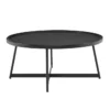 Weldon Small Black Round Coffee Table