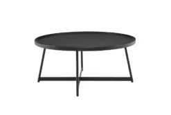 Weldon Small Black Round Coffee Table