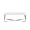 Liv White Faux Marble Coffee Table