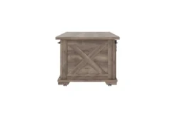 Montana Storage Coffee Table With Wheels -Living Room Furniture Shop 282974 grey wood coffee table side 14