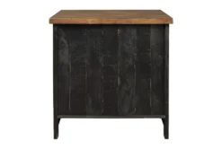 Delburne Storage End Table -Living Room Furniture Shop 283467 black wood end table back 82