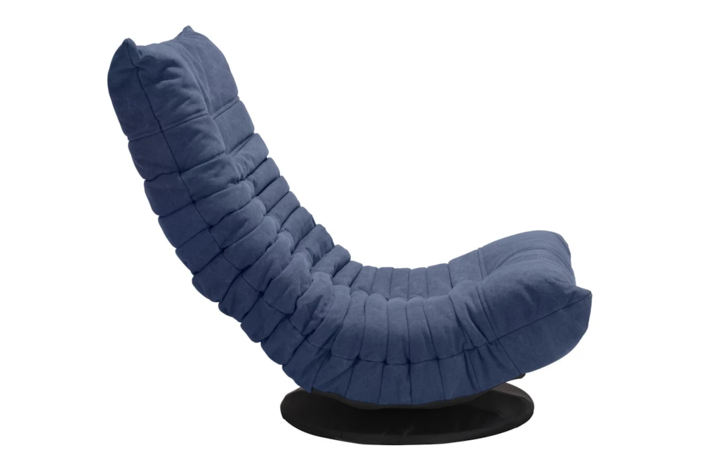 Blue Low Swivel Gaming Chair 2 Blue Low Swivel Gaming Chair - Image 2