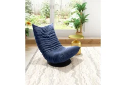 Blue Low Swivel Gaming Chair 19 Blue Low Swivel Gaming Chair -Living Room Furniture Shop 283829 blue polyester accent chair room 85