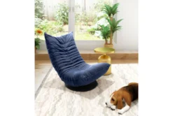 Blue Low Swivel Gaming Chair 20 Blue Low Swivel Gaming Chair -Living Room Furniture Shop 283829 blue polyester accent chair room 86