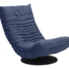 Blue Low Swivel Gaming Chair