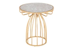 Mirror & Gold Accent Table 17 Mirror & Gold Accent Table -Living Room Furniture Shop 283830 gold metal accent table detail 52
