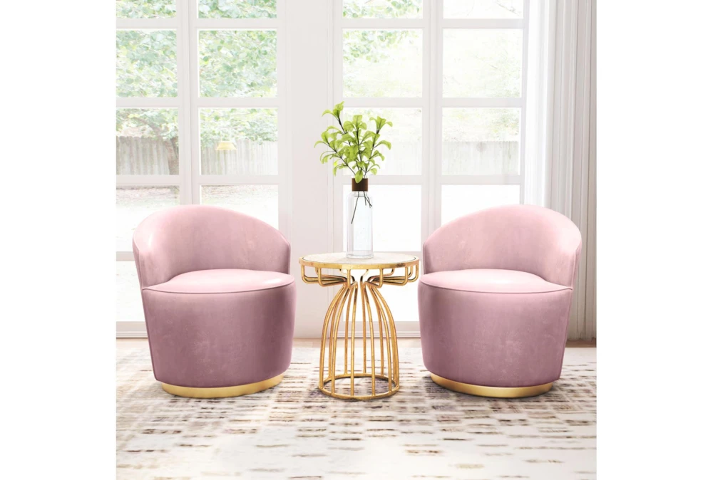 Mirror & Gold Accent Table 7 Mirror & Gold Accent Table - Image 7